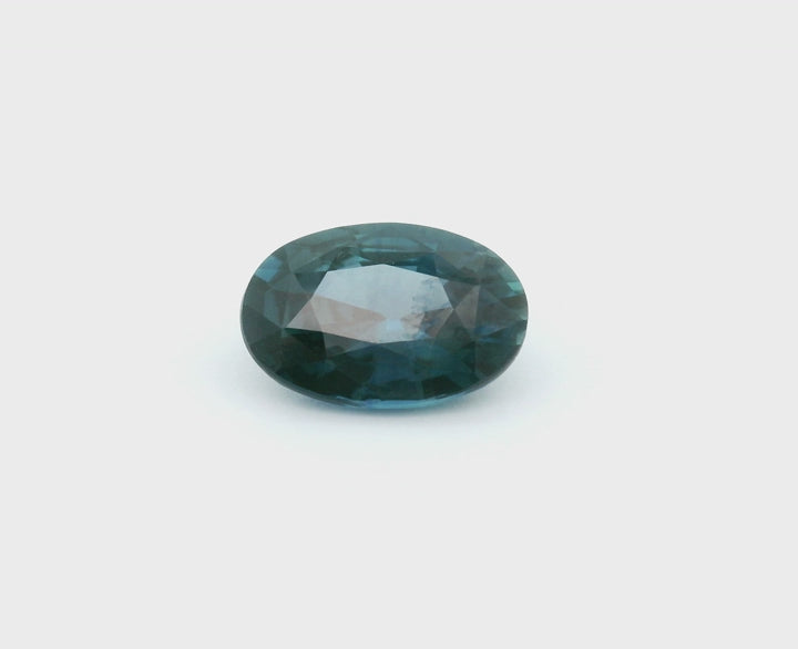 2.02ct NATURAL TEAL OVAL CUT SAPPHIRE SRI LANKA 500103007