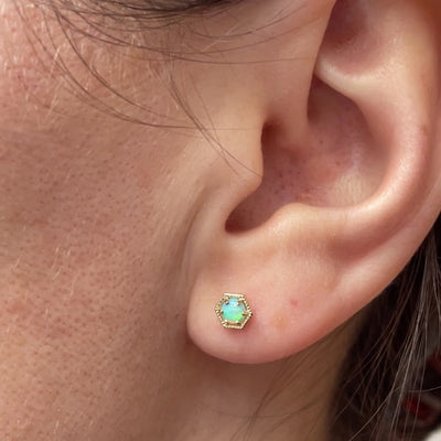 Loie Opal Earrings