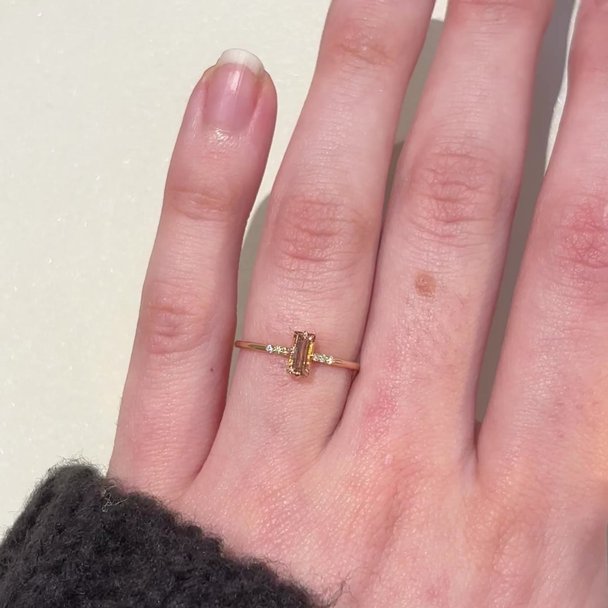 Cara Imperial Topaz Stacking Ring ~ Ready to Ship