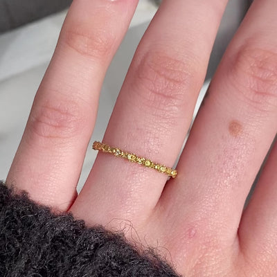 Rose Petite Diamond Band ~ Ready to Ship