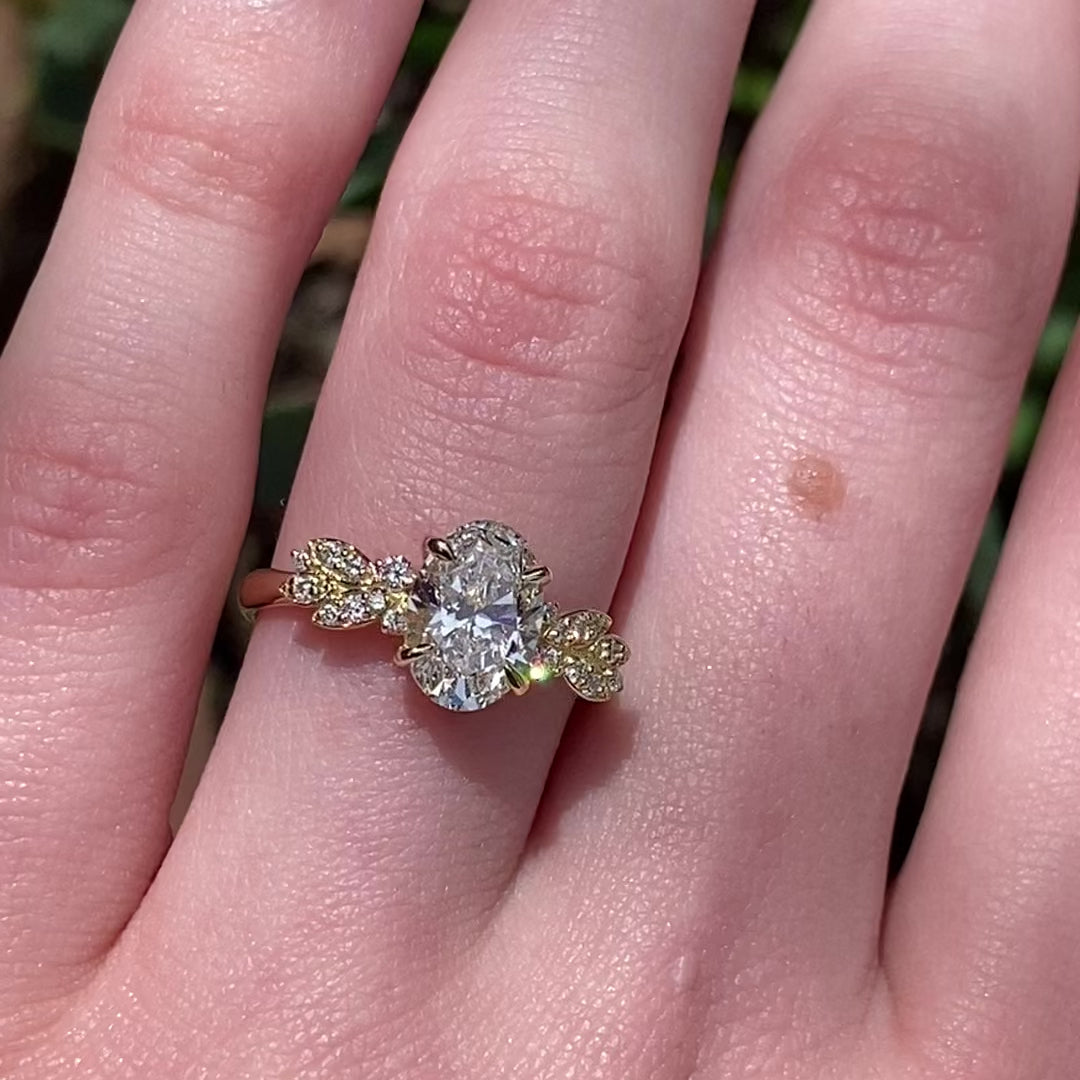 Laurel ~ Brilliant Cut Ring