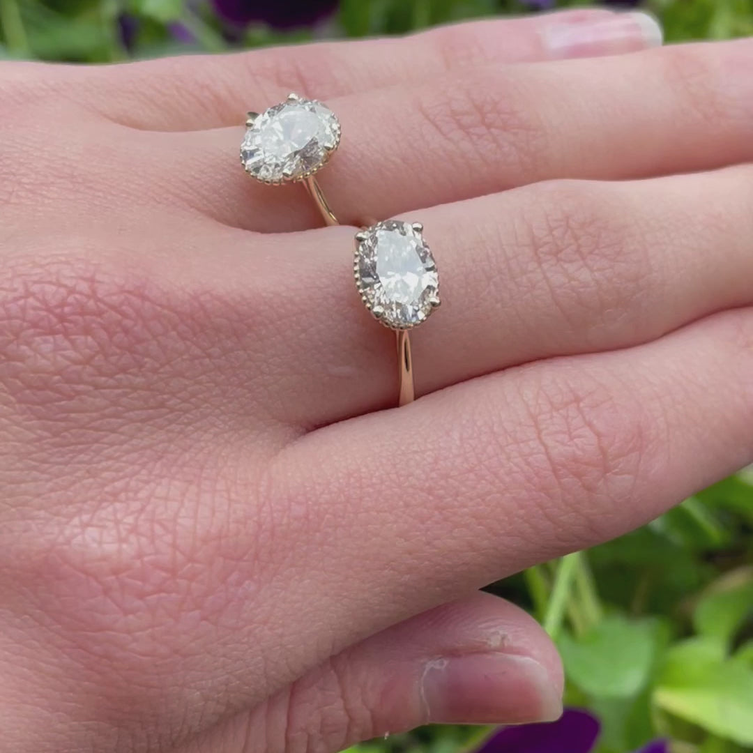 Clio ~ Oval Cut Ring
