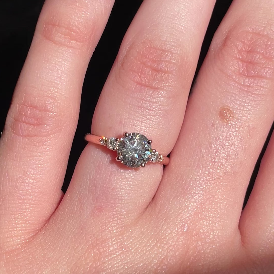 Delphine ~ Round Brilliant Ring