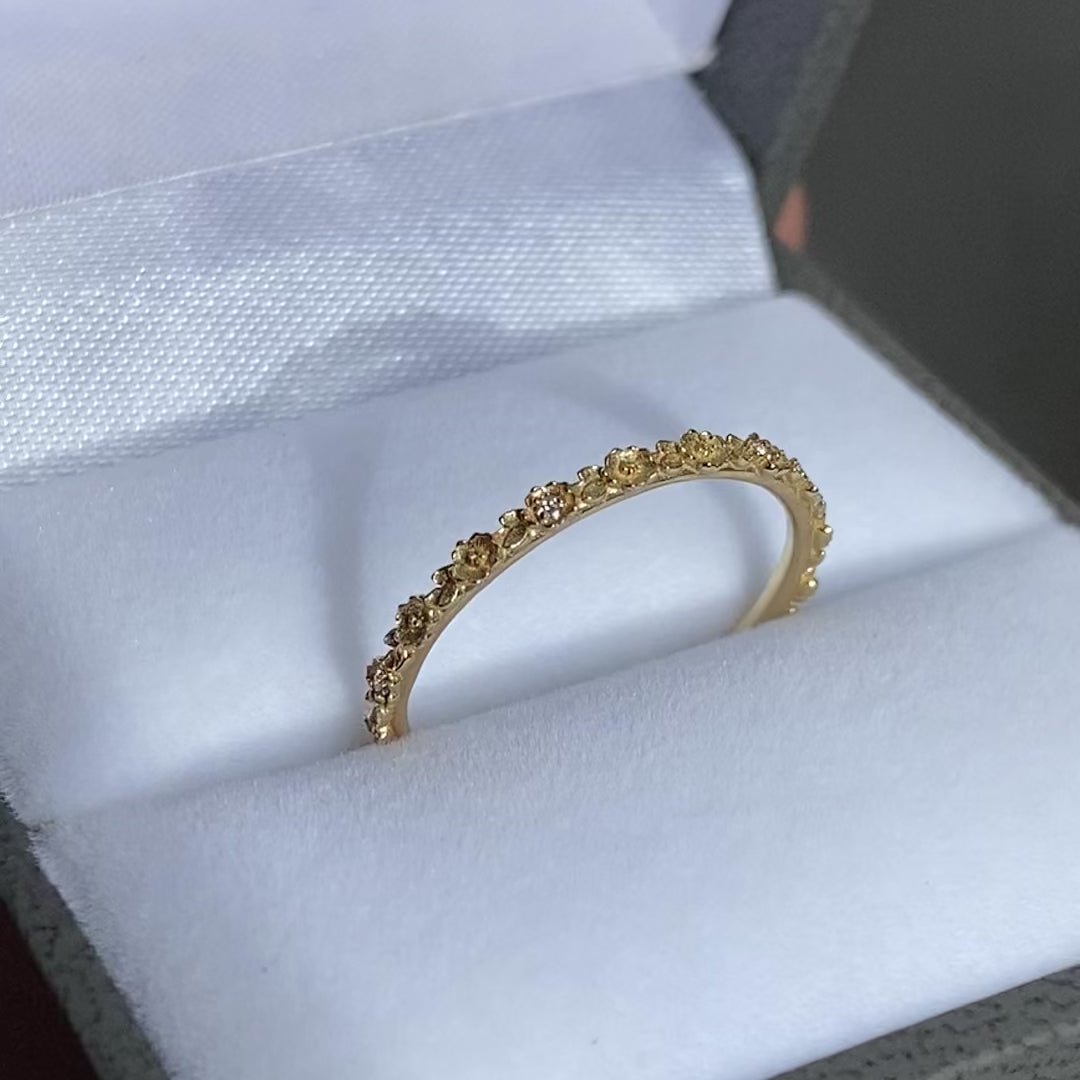 Rose Petite Diamond Stacking Band
