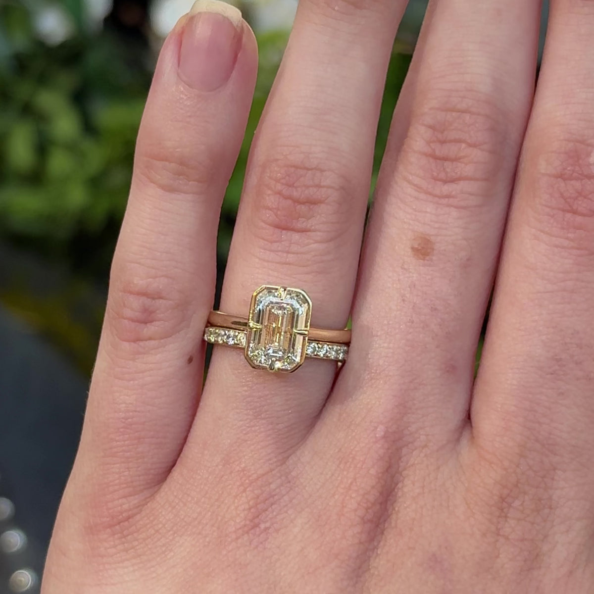 Proposal Ready ~ Paloma 2.59ct Lab Grown Emerald Engagement Ring