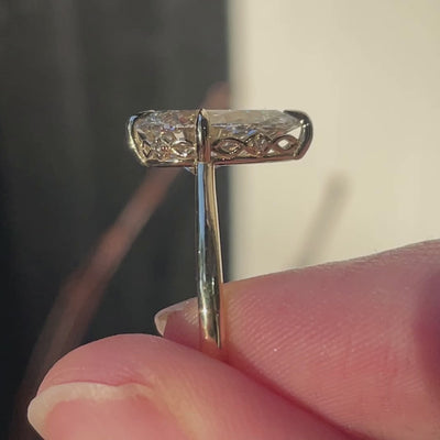 Charlotte ~ Pear Cut Ring