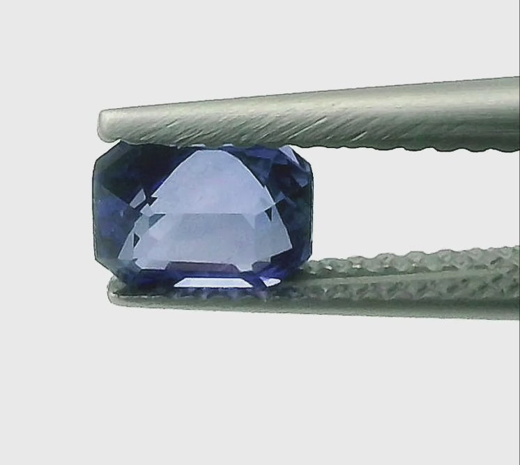 OCTAGONAL 1.26ct NATURAL BLUE SAPPHIRE - SRI LANKA 1ED0B5CAF