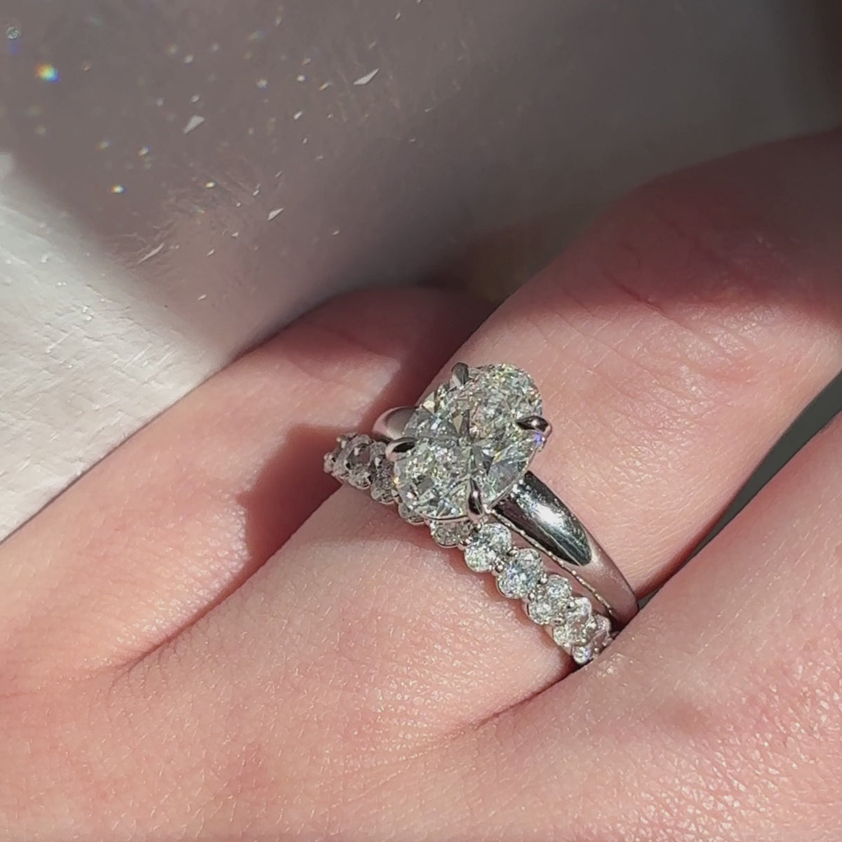 Sage ~ Diamond Ring