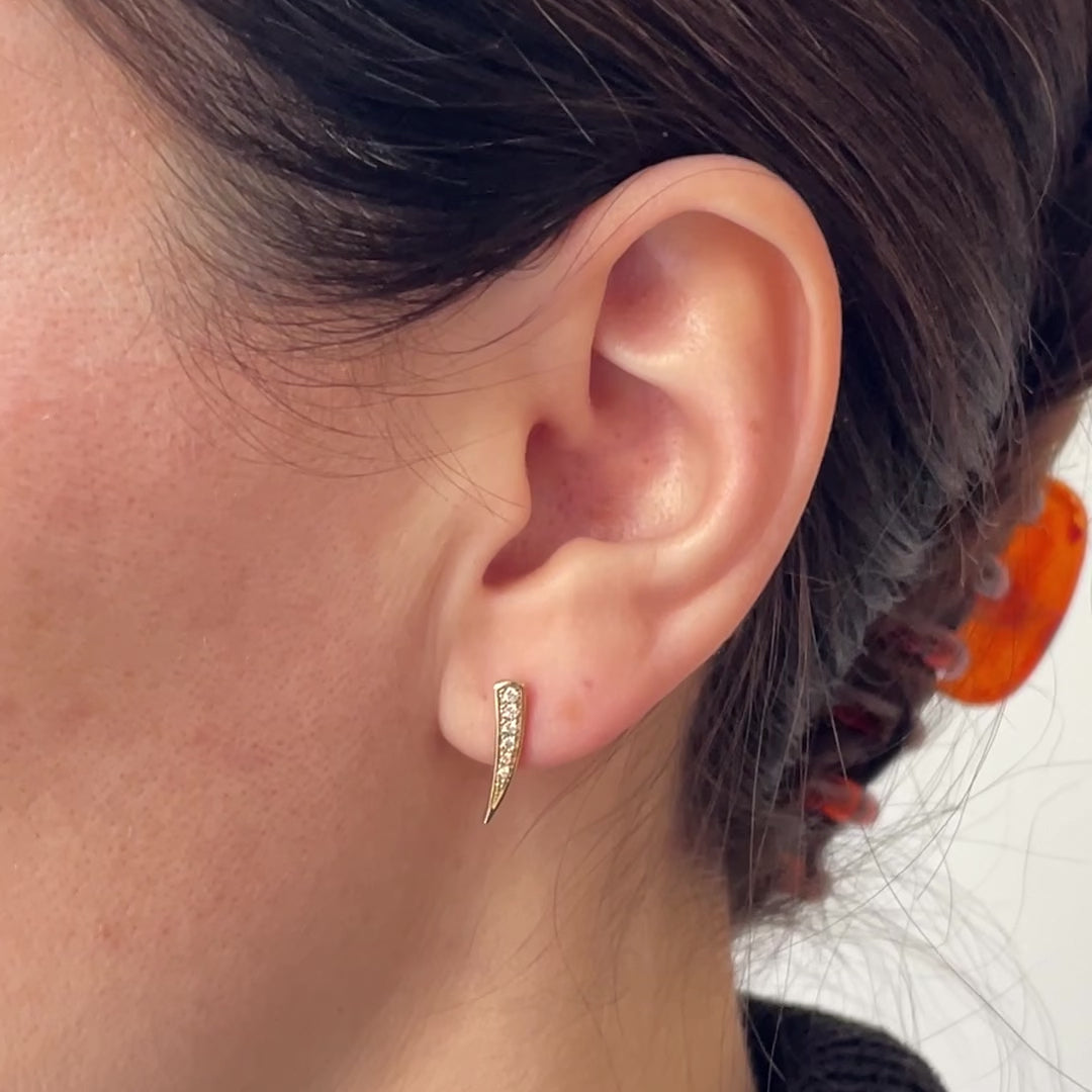 Talon Diamond Earrings ~ Ready to Ship