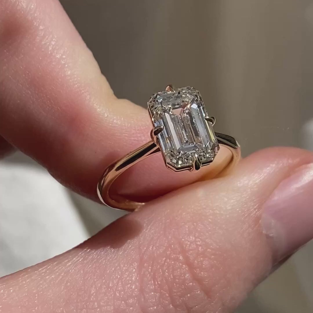 Louise ~ Emerald Cut Ring