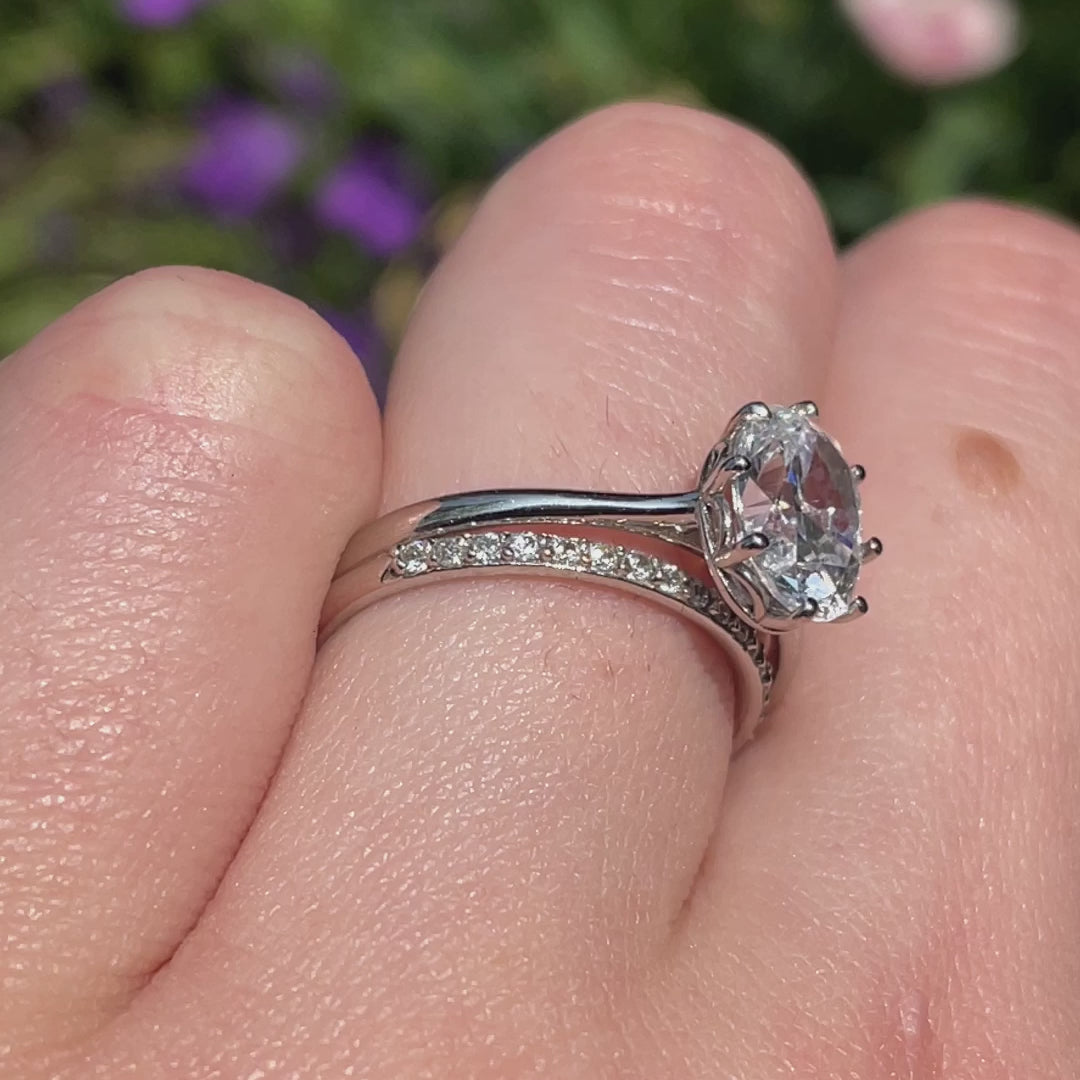 Annabelle ~ Oval Cut Ring