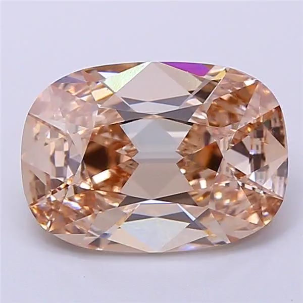 ANTIQUE ELONGATED CUSHION 2.93ct VS1 LIGHT BROWN EXCELLENT EF96F62FC
