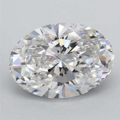 OVAL 4.06ct D VVS2 EXCELLENT D0D0104E5