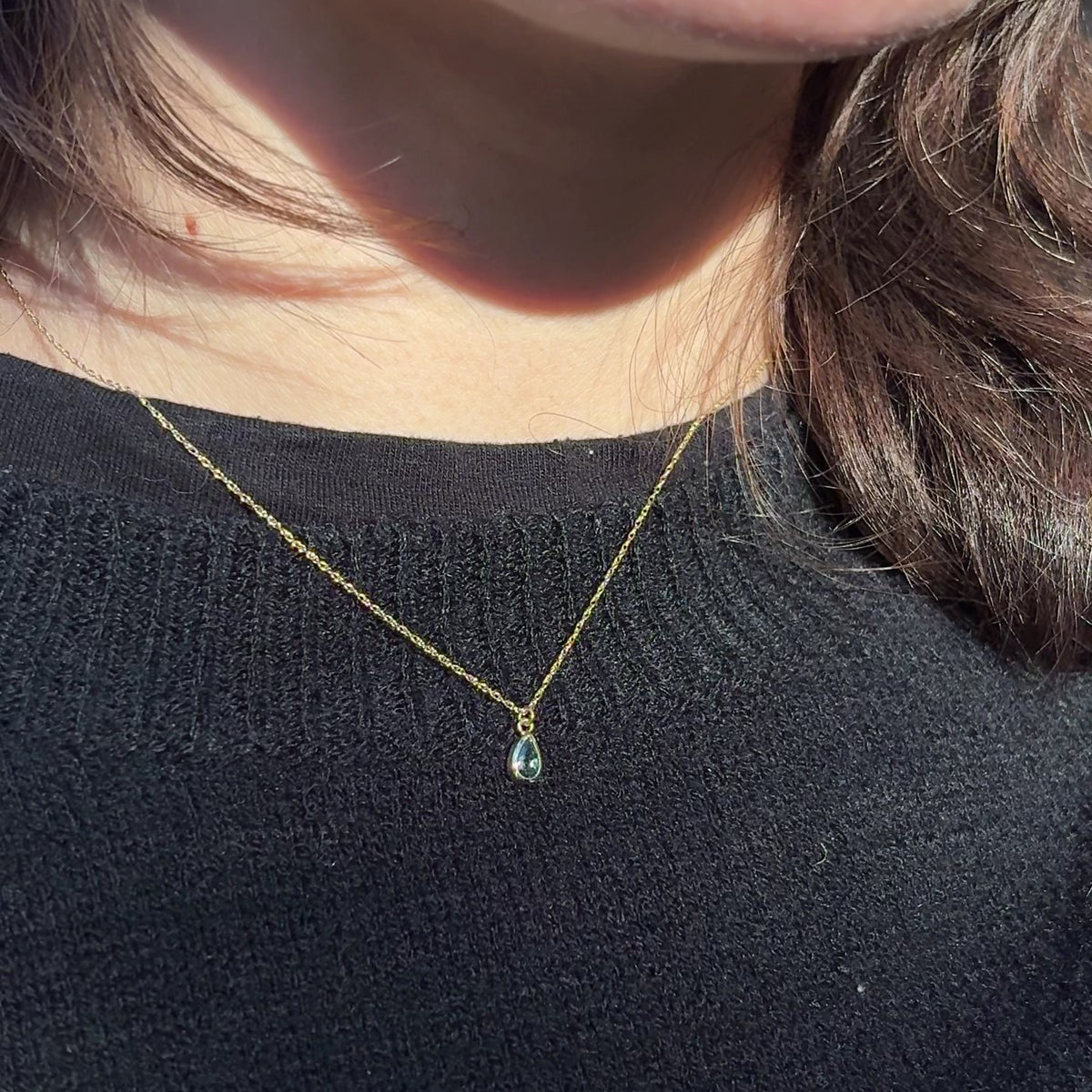 Camden Montana Sapphire Necklace ~ Ready to Ship