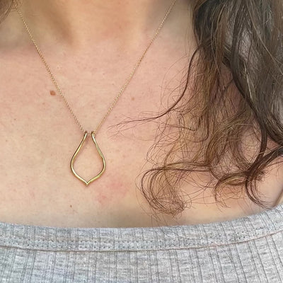 Aspen - Ring Holder Necklace ~ Ready to Ship