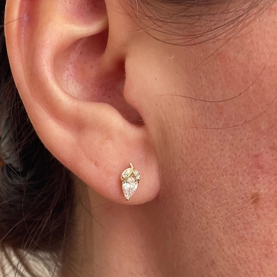 Fruit Diamond Earrings ~ Ready to Ship