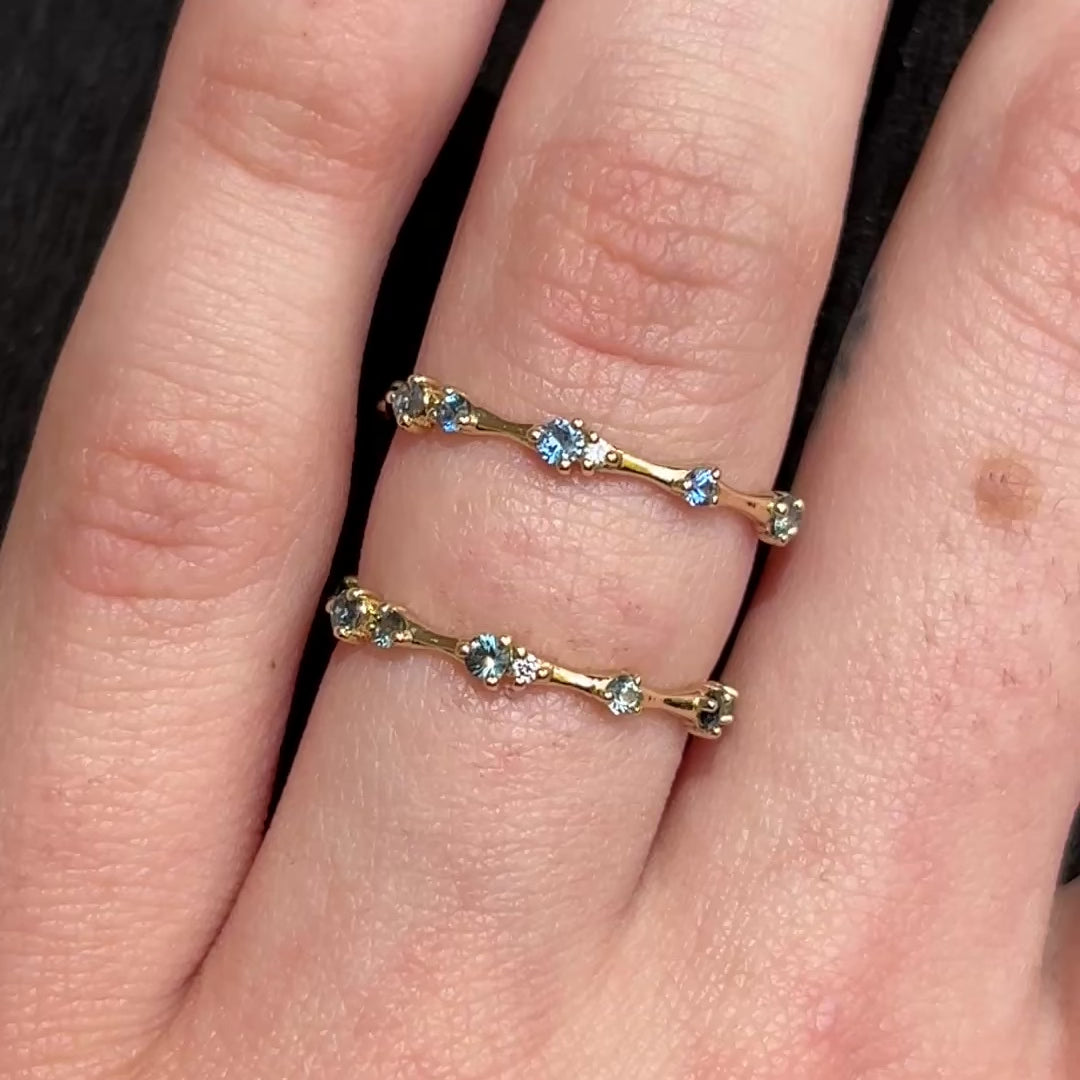 Teal Sapphire Marisol ~ One-of-a-Kind