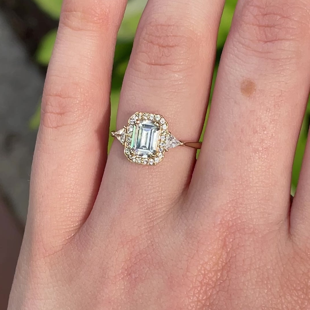 Francis ~ Halo Engagement Ring