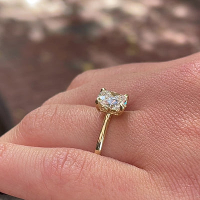 Lily ~ Cushion Cut Ring