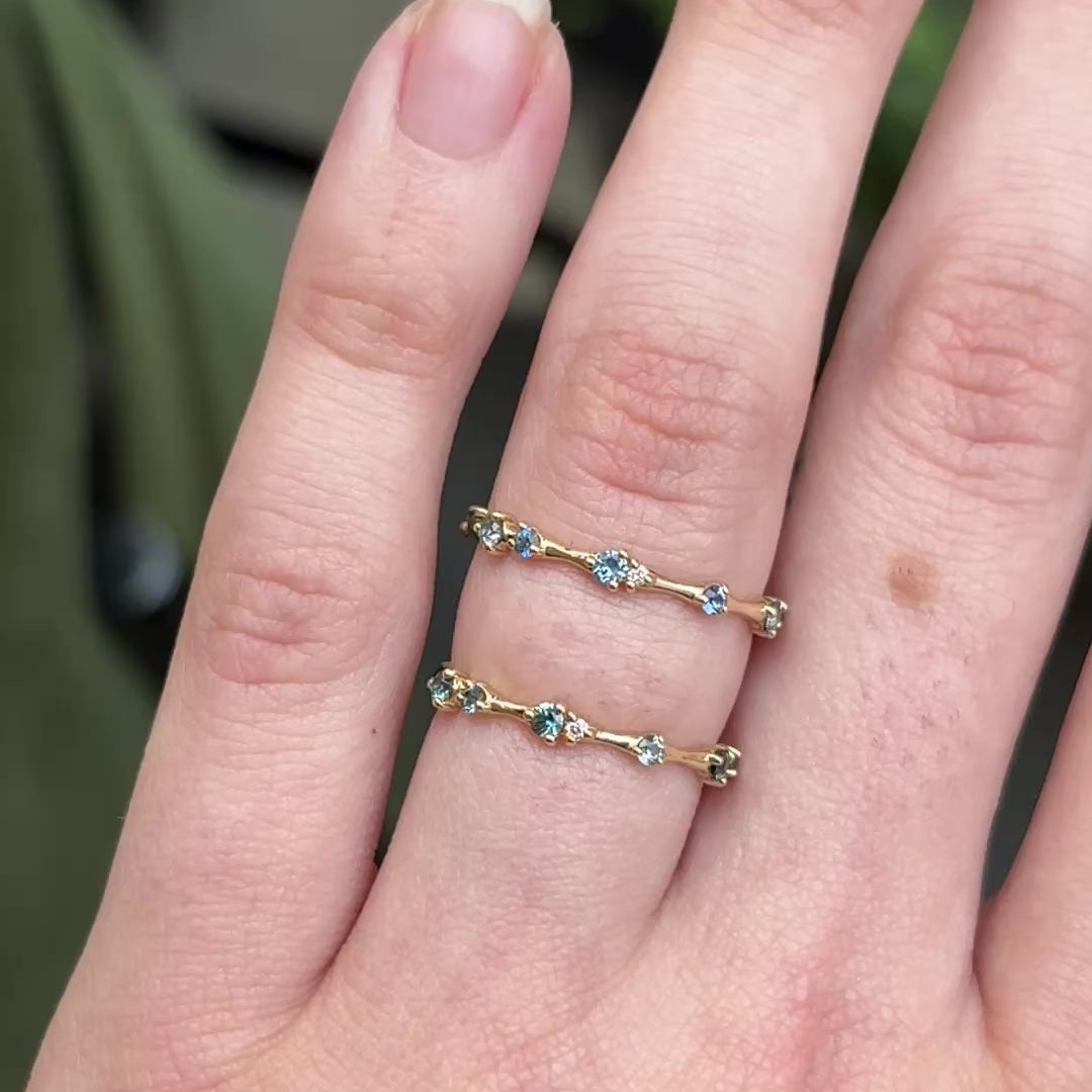 Teal Sapphire Marisol ~ One-of-a-Kind