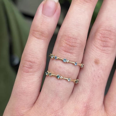 Teal Sapphire Marisol ~ One-of-a-Kind