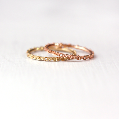 Rose Petite Diamond Band ~ Ready to Ship