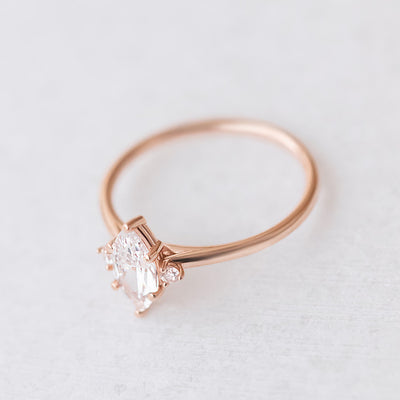 August Marquise Cut Engagement Ring