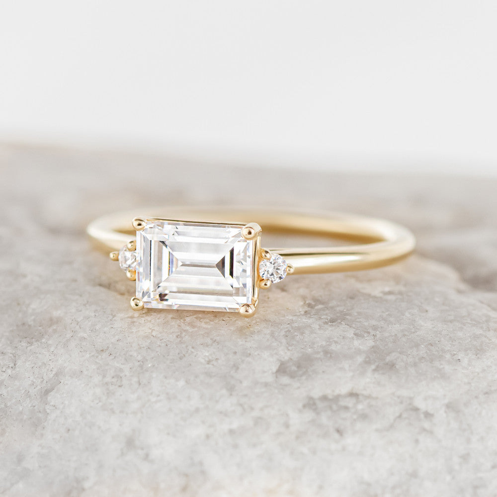 August ~ Emerald Cut Ring