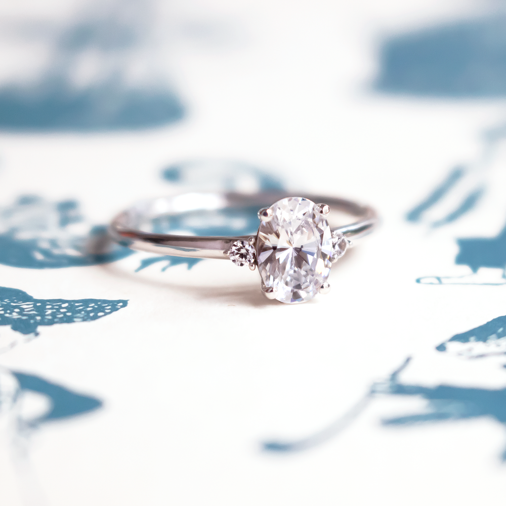 August Oval Cut Engagement Ring Laura Preshong Laura Preshong Jewelry