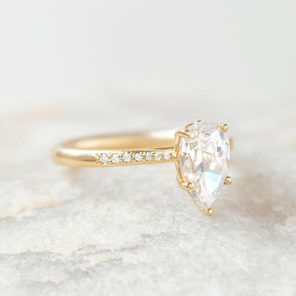 Lila Pear Cut Engagement Ring