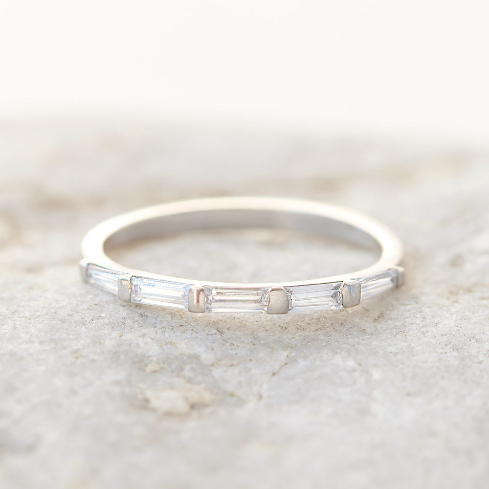 Violet ~ Diamond Baguette Ring