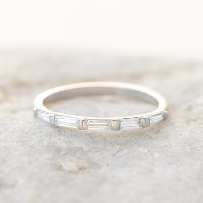 Violet ~ Diamond Baguette Ring