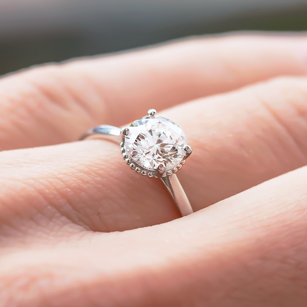 Clio Brilliant Cut Engagement Ring