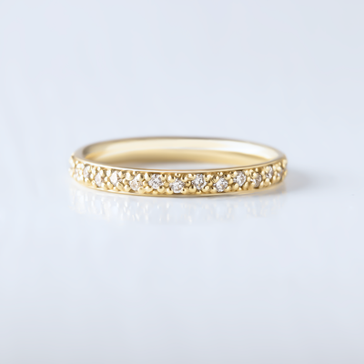 Anna Diamond Pave Wedding Band