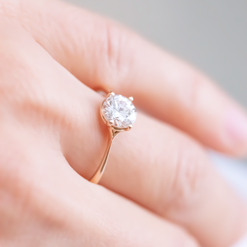 Clementine Brilliant Cut Engagement Ring