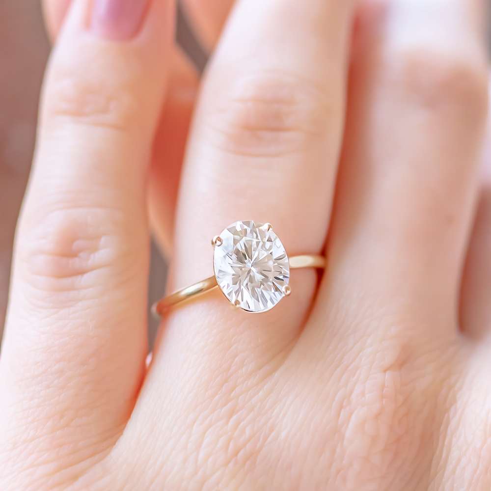 Lily Oval Cut Ethical Engagement Ring