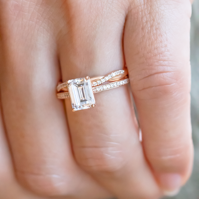 Ella ~ Emerald Cut Ring