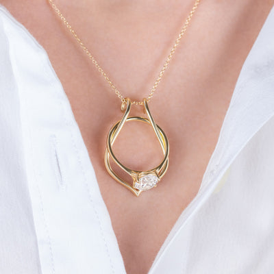 Aspen - Ring Holder Necklace ~ Ready to Ship