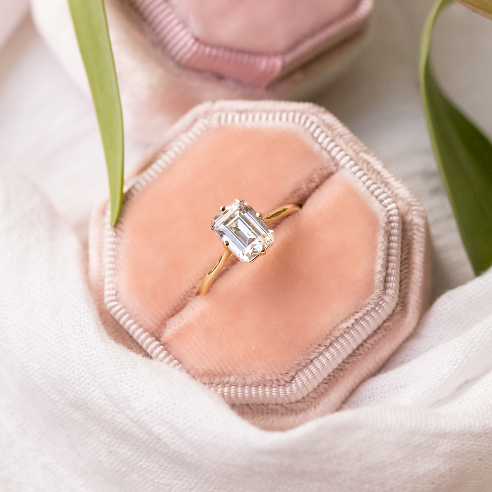 Louise Compass Prong Solitaire Ring