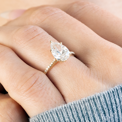 Lila Pear Cut Engagement Ring