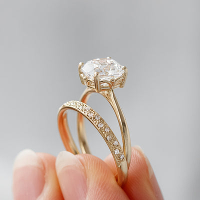 Lily Cushion Cut Engagement Ring
