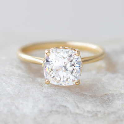 Lily Cushion Cut Engagement Ring