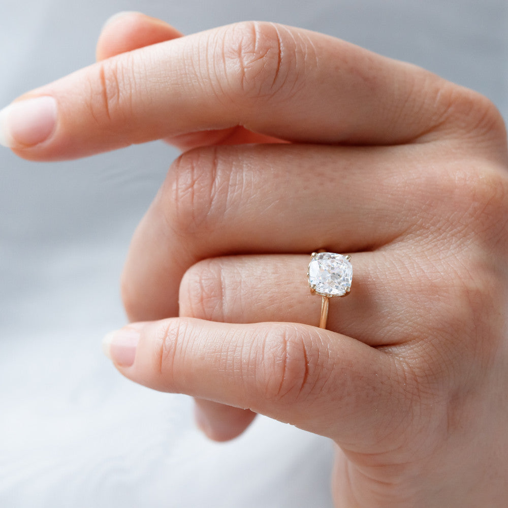 Lily Cushion Cut Engagement Ring