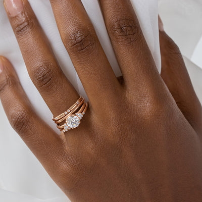 Uma Tapered Round Ring