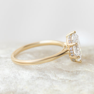 Merritt Hidden Halo Ring