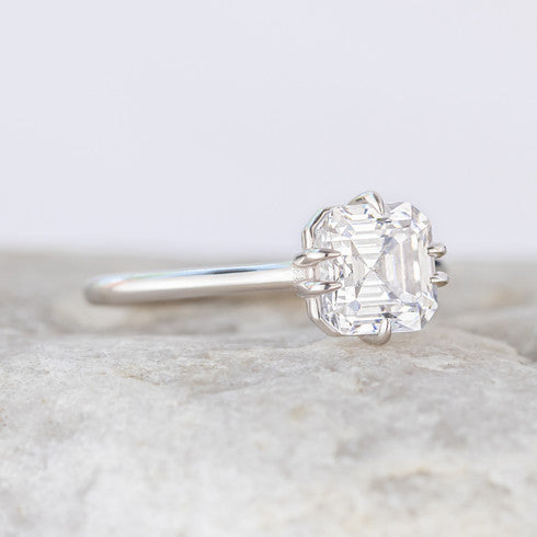 Odette ~ Asscher Cut Ring