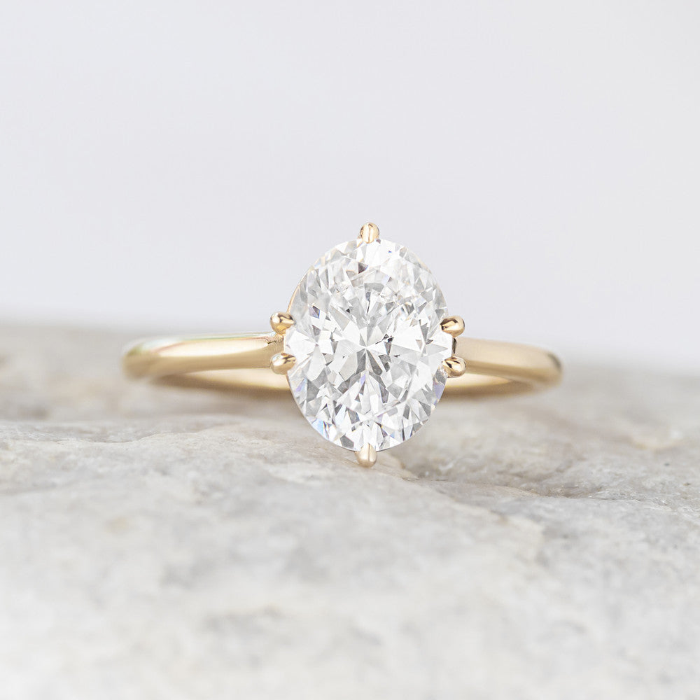 Odette 6 prong engagement ring