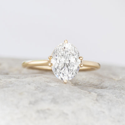 Odette 6 prong engagement ring