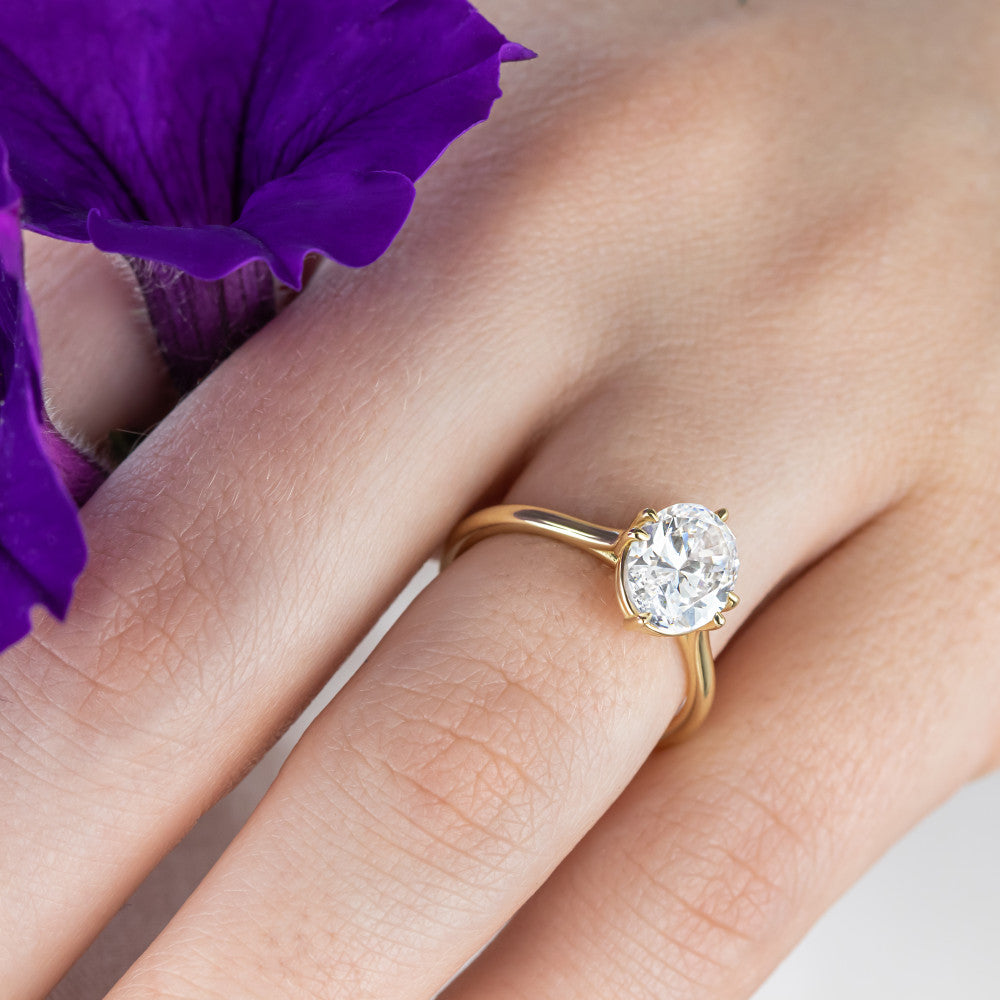 Odette ~ Oval Cut Solitaire Ring