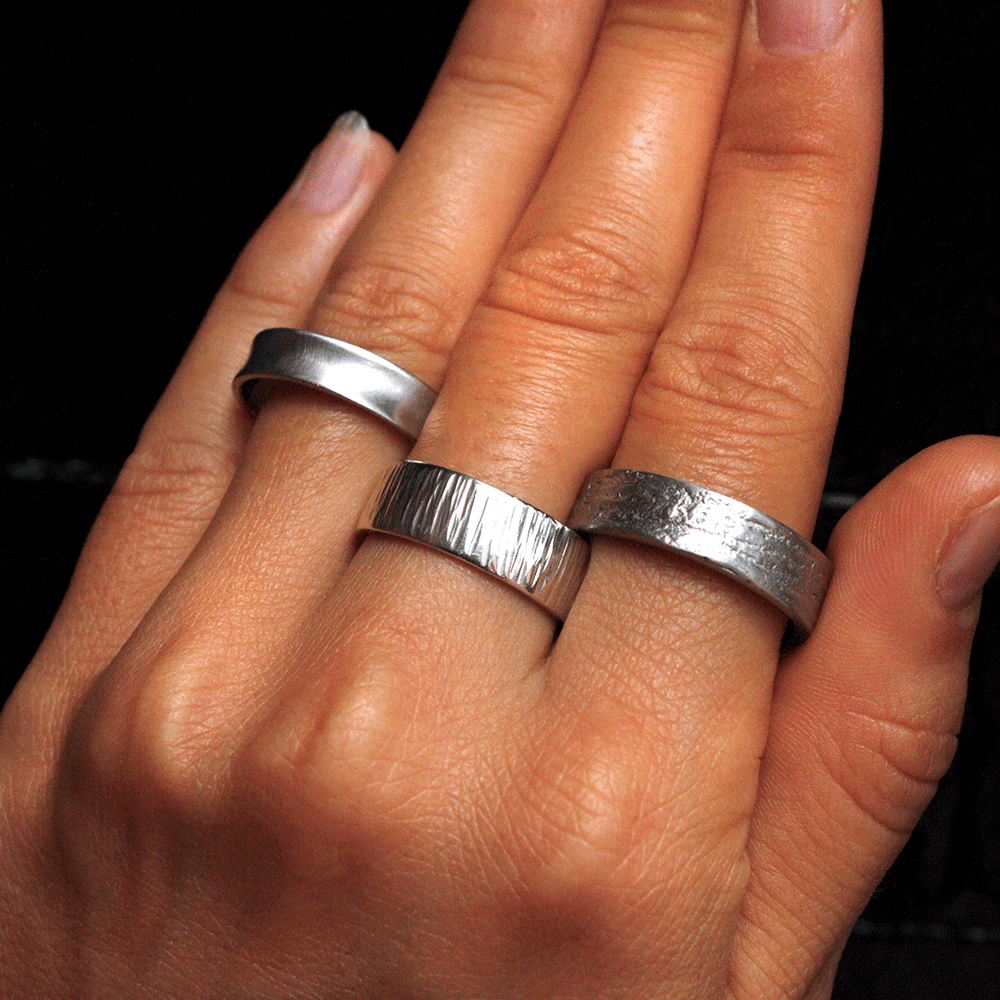 Bark wedding ring discount